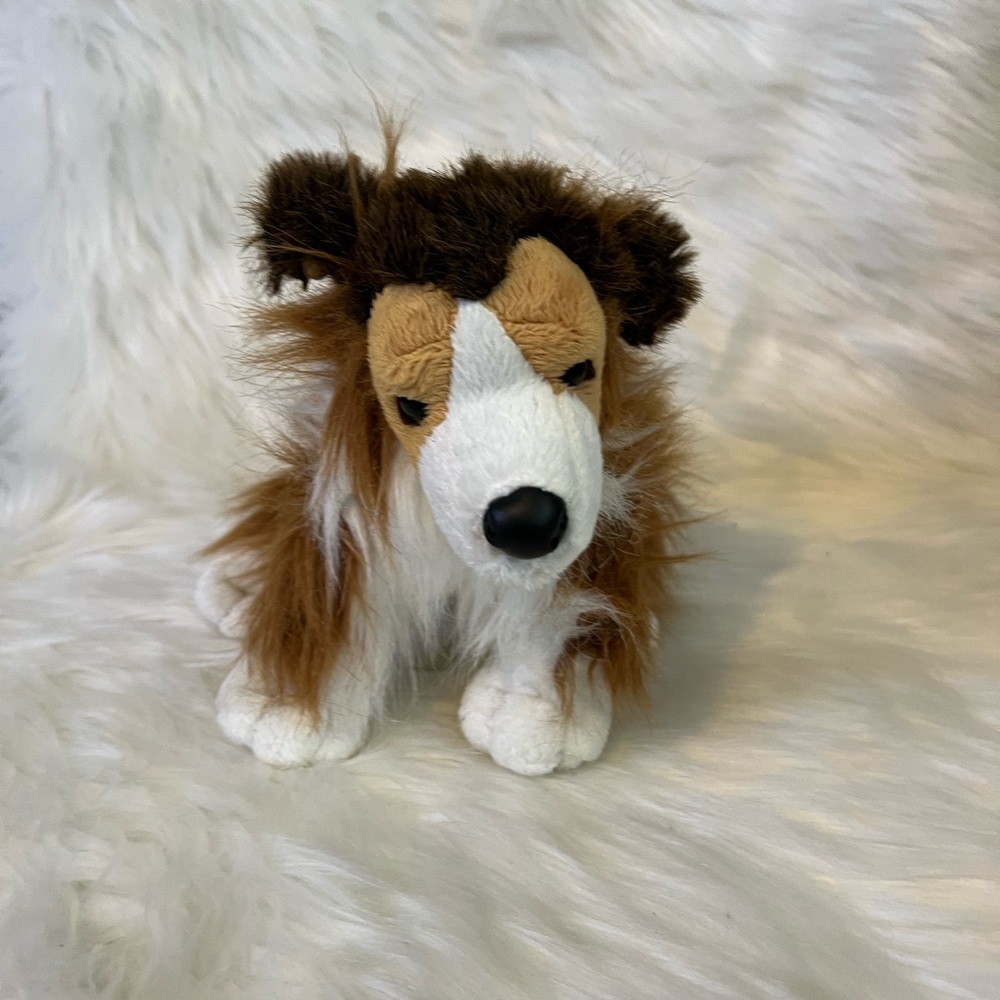 COPY - Ganz webkinz collie dog plush no tag pink hoody
